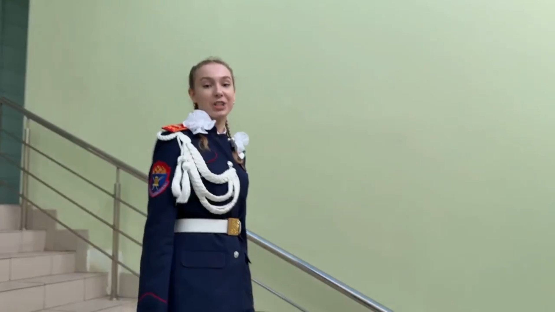 Трофимова Полина представляет школу в номинации «Общественник года» на конкурсе - Ученик года 2025